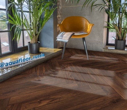 Кварцвиниловый ламинат AquaFloor Parquet Plus AF6025PQ 